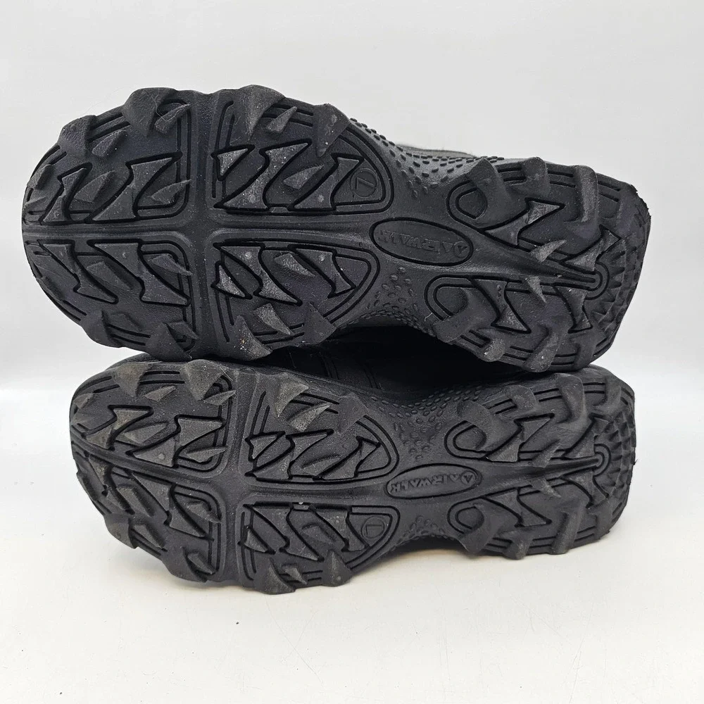 Airwalk Snow Boots Mens Size 7 Black Synthetic Insulated Winter Lace Up Outdoor